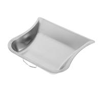 Hohopeti Mini Pelle à Poussière de Bureau en Acier Inoxydable, Petite Pelle à Ordures Pratique et Portable, Accessoire de Nettoyage Multifonction pour Maison et Bureau, Design Compact