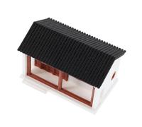 Hohopeti Miniature Pavilion Chinese Architecture Model for DIY Bonsai Micro Landscape Aquarium Decor with Intricate Carvings and Design