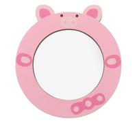 Hohopeti Miroir Bois DIY Petit Miroir à Main pour Garçon Fille Éducatif Créatif pour Développement Motricité Fine et Apprentissage Coiffeuse Adapté Aux Garçons et Filles
