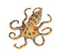 Hohopeti Modèle de Pieuvre Simulée Réaliste Décoration Animale pour Chambre et Éducation Figurine Animale Vividement Colorée et Posturée Ornement Unique pour Apprendre la Faune Océanique