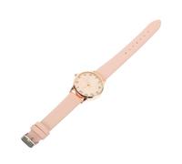 Hohopeti Montre-Bracelet Femme Étoile à Cinq Branches, Bracelet Cuir Fin Rose, Quartz Précis, Ajustable, Montre Décorative pour Étudiantes et Usage Quotidien, Style Simple Élégant