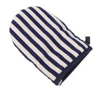 Hohopeti Moufles Cuisine Isolant en Coton Résistant à la Chaleur Manique Anti-Brûlure Bleu à Rayures pour Micro-Ondes Four et Barbecue Protection Thermique et Adhérence Sécurisée 1