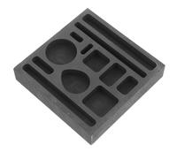 Hohopeti Moule à Lingots Graphite Cavités pour Fusion Métal Moulage Coulée Bijoux Fonte Facile Démoulage