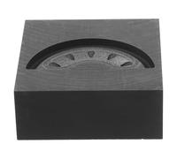 Hohopeti Moule en Graphite pour Coulée de Métal, Motif Pastèque, Creuset Graphite Résistant Haute Température, Moule à Fusion pour Bijoux et Petites Pièces, Adapté Fabrication Artisanale