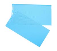 Hohopeti Moule en Silicone Bleu Ciel pour Gaufrage de Feuilles de Cire d'Abeille Outil Apicole Souple et Solide Presse à Cire pour Fabrication de Feuilles Gaufrées pour Apiculture et