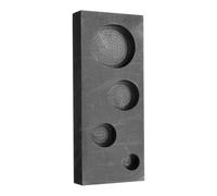 Hohopeti Moule Graphite pour Fusion et Coulée de Métaux Résistant à Usure Stable Thermiquement pour Or et Cuivre Réutilisable Usage Expérimental et Raffinage