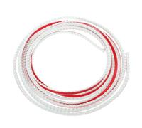 Hohopeti Moulure Autocollante en PVC 5 Mètres Flexible et Résistante Bande Décorative Blanche 10 MM pour Plafond Mur Lisse et Joint de Carrelage - Garniture Adhésive Pratique pour