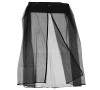 Hohopeti Moustiquaire pour Balançoire Extérieure Noire 82X89X160 CM en Maille Respirante Légère Fermeture Éclair Protection pour Jardin Terrasse et Camping