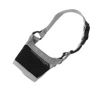 Hohopeti Muzzle pour Chien Ajustable Air Mesh Anti-Morsure Et Anti-aboiement Confortable Et pour Et Usage Extérieur Couleur Gris s