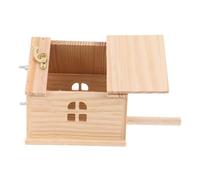 Hohopeti Nichoir à Naturel pour Oiseaux Coffret Artisanal pour Inséparables Calopsittes Nichoir pour Oiseaux Extérieurs