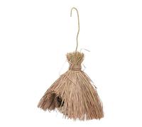 Hohopeti Nid Oiseau Suspendu Herbe Tissée Abri Forme de Goutte Décoration Jardin Extérieure Écologique pour Oiseaux