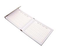 Hohopeti Nuancier de Vernis à Ongles 120 Pièces Format Livre Plaques de Présentation Café pour Nail Art Professionnel et Entraînement Manucure Pédicure