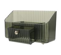Hohopeti Organisateur de Maquillage Empilable Vert avec Tiroirs, Boîte Multi-compartiments pour Cosmétiques, Rouges à Lèvres et Parfums, Petite Organisation de Maquillage pour Salle de