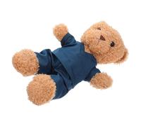 Hohopeti Ours en Peluche Infirmière Doux pour Professionnels de Santé, Taille Unique, Peluche en Tissu Moelleux, Souvenir Original pour Diplômés en Soins Infirmiers, Présent Créatif