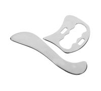 Hohopeti Outil de Massage Scraping Acier Inoxydable pour Muscles et Fascias Kit pour Détente Douleurs Musculaires à Domicile