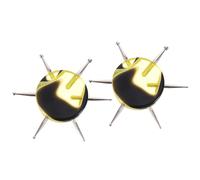 Hohopeti Outils à Points Ronds Confortable à Tenir Ensemble de 2 Détails Fins pour Nail Art en Acrylique et Métal pour Travaux DIY et Artisanat Manuel