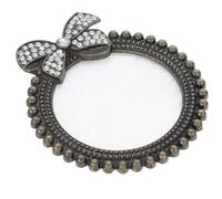 Hohopeti Palette de Mélange Couleurs Manucure avec Décor Strass Cadre Vintage Plateau Peinture pour Pigments et Présentation Ongles Support Compact et Pratique