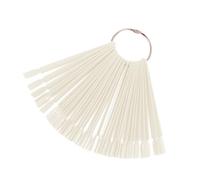 Hohopeti Palette de Pointes D'ongles D'éventail, 3 Paquet de 150 Pièces, Accessoires Manucure en Plastique et Métal pour Entraînement Nail Art Salon ou Usage Personnel