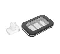 Hohopeti Palette Vide de Fards à Paupières et Blush DIY Système Magnétique, Couvercle Transparent et Fonction de Pressage, pour Rangement et Mix de Maquillage