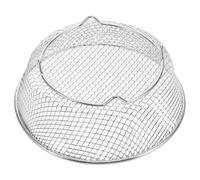 Hohopeti Panier à Barbecue Suspendu Acier Inoxydable Support Vertical Rond pour Brochettes Accessoire Friteuse et Four à Convection Résistant Corrosion Gain de Place pour Grillades Maison