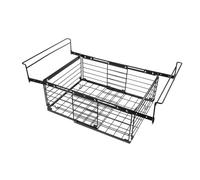 Hohopeti Panier de Rangement Suspendu Métal pour Congélateur Coffre Empilable et Ajustable Organiseur Robuste pour Étagères de Réfrigérateur et Congélateur Optimise la Circulation Air