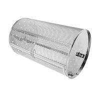 Hohopeti Panier Rotatif Grill Cage Acier Inoxydable pour Four et Rôtisserie Accessoire Barbecue Pratique pour Cuisson Homogène de Noix Viandes et Frites Facile à Monter et Nettoyer