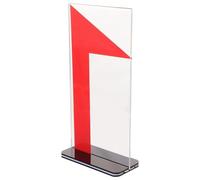 Hohopeti Panneau D'arbitre Portable pour Basketball, Flèche Rouge de Pénalité, Indicateur de Faute Léger et Compact, Kit Arbitre de Match Professionnel, Accessoire Arbitre pour Compétition