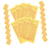 Hohopeti Papier de Culte Sacré pour Funérailles D'ancêtres, 900 Pièces, Papier Jaune Traditionnel, Adapté pour Cérémonie D'adoration aux Ancêtres