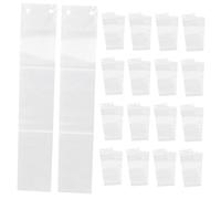 Hohopeti Paquet de Pluie Transparent pour Parapluie Long 120 Pièces en PE Haute Densité Étanche 13 X 72 CM Compatible Distributeur Automatique Housse Pratique pour Magasin et Bureau