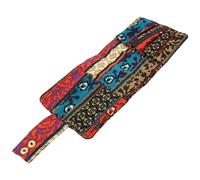 Hohopeti Paquet de Transport en Toile pour Huiles Essentielles 6 Flacons Roll-on 10 ML, Organisateur Portable Antichoc pour Voyage, Trousse de Rangement Cosmétique Multifonction