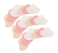 Hohopeti Patch de Réparation Adhésif pour Talons Hauts Perforations Respirantes, Kit 24 Pièces en Couleurs Beige, Blanc et Rose, Renfort Auto-adhésif pour Chaussures Sport, Bottes