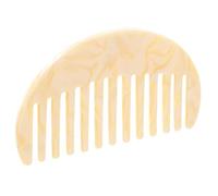 Hohopeti Peigne Démêlant à Dents Larges Anti-statique pour Cheveux Bouclés et Humides Portable Facile à Nettoyer Finition Soignée Réduit les Frisottis