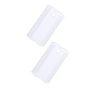 Hohopeti Peigne pour Animaux de Compagnie Lot de 2 Sets de Peigne Démêlant Blanc en Plastique 18X9X08 CM Nettoyant pour Poils de Chiens et Chats Contrôle des Puces et Tiques