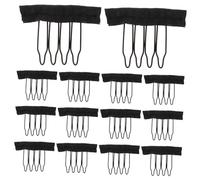 Hohopeti Peignes à Clips pour Perruques Dents avec Bande Accessoires pour Bonnet Perruque Outils de Fixation et Postiches Lot