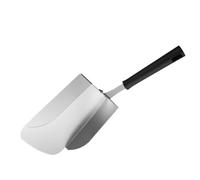 Hohopeti Pelle à Pizza Spatule Polyvalente Design Ergonomique en Acier Inoxydable sans Bavures Cuisine Domestique et Supermarchés