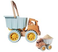 Hohopeti Pelleteuse Légère en Plastique pour Garçon et Filles, D’été pour Creuser Le Sable, Excavatrice de Plage Couleur Vive, Bac à Sable et Jardin, Véhicule de Chantier Garçon et Filles