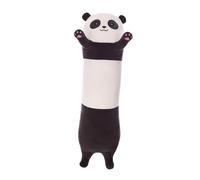 Hohopeti Peluche Oreiller Panda Long Cylindrique 70 Cm en Peluche Douce pour Garçon et Filles, Oreiller de Poupée Panda Mignon Chambre et Salon, Fille Confortable et Décoratif