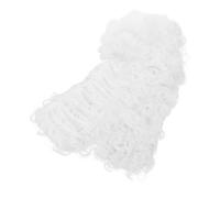 Hohopeti Perruque de Juge Blanche Chimique Wig Avocat pour Hommes Costume de Tribunal Cosplay Élégante et Réutilisable Finition Précise et Confortable