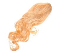 Hohopeti Perruque Longue Ondulée pour Femmes Cheveux Synthétiques Résistants Chaleur Couleur Dorée Vive pour Cosplay Déguisements et Soirées à Thème