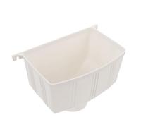 Hohopeti Pièce de Descente de Gouttière Pvc 75 Mm, Raccord de Drainage pour Gouttière D'eau de Pluie, Crépine de Descente pour Collecte des Eaux Pluviales, Usage Extérieur Bâtiments