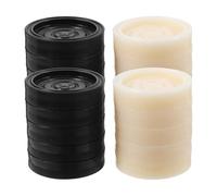 Hohopeti Pièces De Dames en Plastique Rondes 24 Pcs pour Adultes Et Adolescents, Jeu De Backgammon, Légères Et Portables, Compatibles Jeux De Société à Domicile Voyage