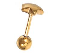 Hohopeti Piercing Langue Acier Inoxydable Forme Étoile Ornement Corporel Sûr et Confortable Accessoire Unique pour Usage Quotidien et Fêtes