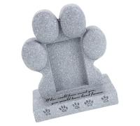 Hohopeti Pierre Tombale pour Animaux de Compagnie en Résine Synthétique, Design Élégant et Résistant aux Intempéries Un Dernier Respect Lors de L'inhumation de Chien ou Chat