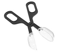 Hohopeti Pinces à Nourrir Reptiles Transparentes en Plastique, Agrafe De Protection Légère, Taille Moyenne, pour Terrarium Et Alimentation, Outil Sûr pour Lézards Et Reptiles Domestiques