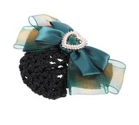 Hohopeti Pinces Cheveux Chignon Professionnel avec Nœud Couvre-chignon Léger et Accessoire Coiffure Élégant Clip à Filet pour Tenue de Travail