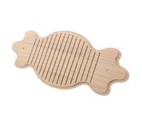 Hohopeti Planche à Griffer en Bois Massif pour Lapins Cobayes et Hérissons - Tapis de Meulage des Griffes Silencieux - à Mâcher Naturel pour Petits Animaux - Accessoire Cage pour
