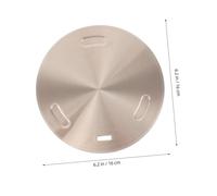 Hohopeti Plaque de Diffusion de Chaleur Inox pour Cuisinière Gaz et Induction Diffuseur Thermique Renforcé Répartiteur de Chaleur pour Cuisson Uniforme et Protection des Ustensiles