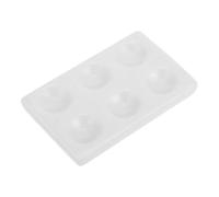 Hohopeti Plaque de Réaction Céramique Surface Facile à Nettoyer Accessoire de Laboratoire Stable pour Expériences et Enseignement