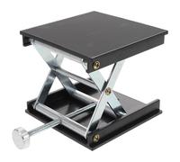 Hohopeti Plate-forme Levage Laboratoire Robuste avec Support Ciseaux Table Élévatrice à Hauteur Réglable pour Travaux de Recherche et Menuiserie Mécanisme Ajustement Fluide