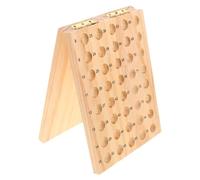 Hohopeti Plateau de Bingo Bois Massif Emplacements pour Boules Accessoire Mathématique Montessori pour Jeux de Groupe Soirées et Apprentissage du Comptage